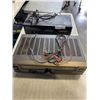 Image 1 : LOT OF 2 JVC STEREO DUBLE CASSTTE DECK AND DIGITAL SYNTHSIZER RECEIVER