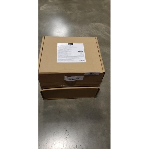 2 NEW AMAZON BASICS COTTON JERSEY TWIN SIZE LIGHT GREY SHEET SETS