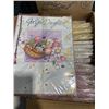 Image 2 : 2 CASES OF VINTAGE GREETING CARDS, FROM ENGLAND, VARIOUS TYPES AND OCCASSIONS, APPROX 500 CARDS