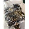 Image 2 : 2 BAGS LARGE AND SMALL MISC JEWELRY AND PART, WATCHES, CHAINS ETC