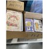 Image 1 : 2 CASES OF VINTAGE GREETING CARDS, FROM ENGLAND, VARIOUS TYPES AND OCCASSIONS, APPROX 500 CARDS