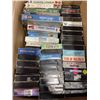 Image 2 : VINTAGE VHS TAPES AND TRAY OF DVDS
