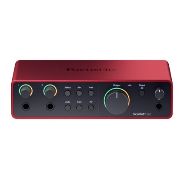 FOCUSRITE SCARLETT-2i2 4TH GEN USB AUDIO INTERFACE - TESTED WORKING, RETAIL $309