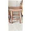 Image 2 : PAIR OF SADDLE SEAT BAR STOOLS