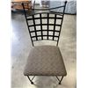 Image 3 : METAL FAUX STONE TOP DINING TABLE AND 6 CHAIRS