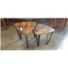 Image 1 : PAIR OF NESTING MODERN SIDE TABLES