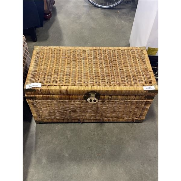WICKER CHEST