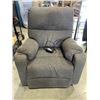 Image 1 : POWER GREY FABRIC RECLINER, WORKING WITH POWER ADAPTORS AND USB PORT