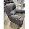 Image 3 : POWER GREY FABRIC RECLINER, WORKING WITH POWER ADAPTORS AND USB PORT