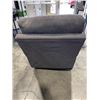Image 4 : POWER GREY FABRIC RECLINER, WORKING WITH POWER ADAPTORS AND USB PORT