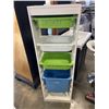 Image 3 : IKEA ORGANIZER WITH BINS