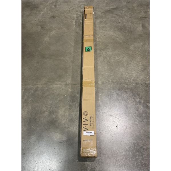 VIVO 80 INCH MANUAL PROJECTOR SCREEN