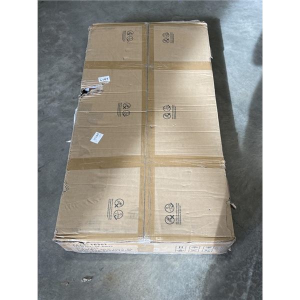 TECHORBITS ELECTRIC SIT TO STAND DESK BLACK FRAME WITH WOODEN LOOKING  TABLE TOP