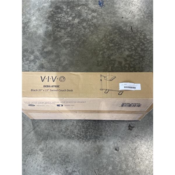 VIVO BLACK 20'X15' SWIVEL COUCH DESK