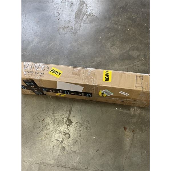 VIVO BLACK HEAVY DUTY TV FLOOR STAND