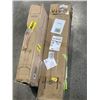 Image 1 : VIVO BLACK MOBILE TV CART AND VIVO LARGE TV CEILING MOUNT WITH 5FT POLE