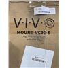 Image 4 : VIVO BLACK MOBILE TV CART AND VIVO LARGE TV CEILING MOUNT WITH 5FT POLE