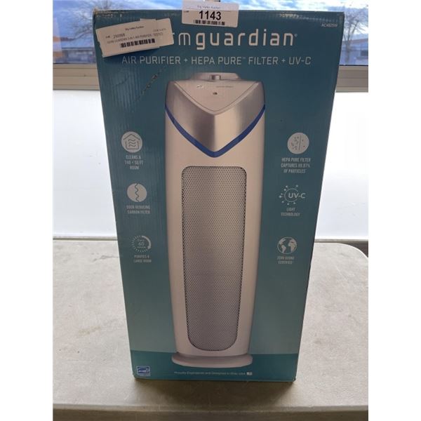 GERM GUARDIAN 3-IN-1 AIR PURIFIER - TESTED WORKING, RETAIL $139