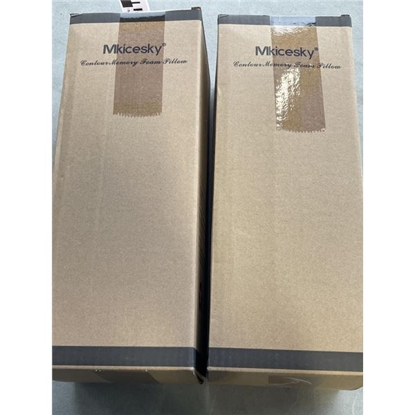 2 NEW CONTOUR MEMORY FOAM PILLOWS