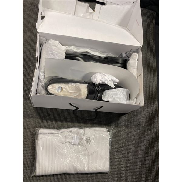 NEW ALDO SIZE US9 SHOES AND NEW SIZE SMALL OLD NAVY SHIRT