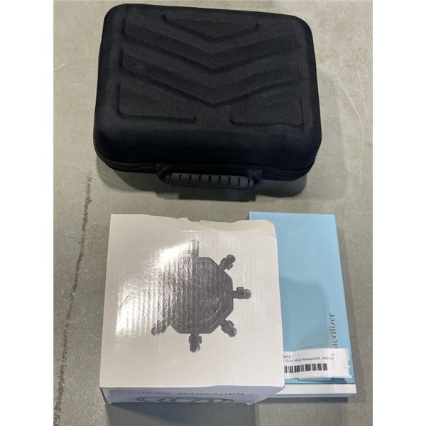 MASSAGE GUN, HEAD MASSAGER, AND UV STERILIZER