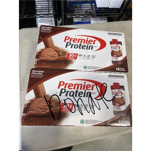 2 CASES OF PREMIER PROTEIN DRINKS BB 2027