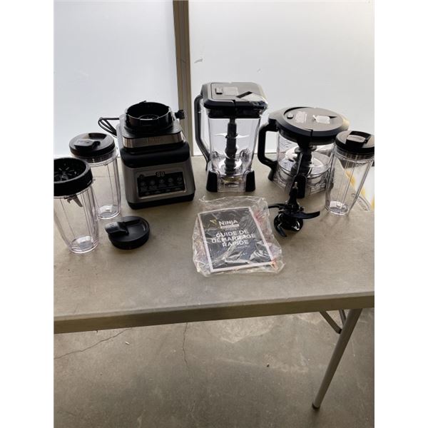 NINJA PROFESSIONAL PLUS KITCHEN SYSTEM WITH AUTO-IQ, 1400W, 72 OZ CAPACITY - TESTED WORKING, RETAIL 