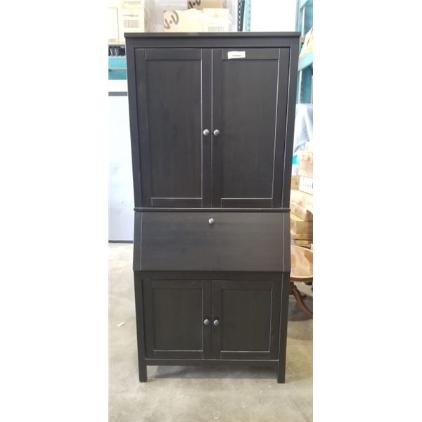 IKEA HEMNES DROP DESK WITH UPPER CABINET
