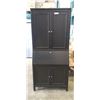 Image 1 : IKEA HEMNES DROP DESK WITH UPPER CABINET