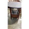 Image 2 : DROP LEAF TABLE AND 2 CHAIRS