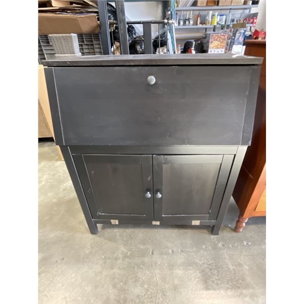IKEA BLACK DROP FRONT DESK