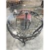 Image 5 : GLASS DINETTE TABLE AND 2 CHAIRS
