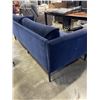 Image 6 : IKEA  NAVY BLUE APPLARYD SOFA - RETAIL $1290