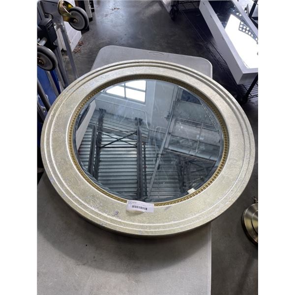 32 INCH ROUND BEVELLED MIRROR