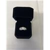 Image 1 : NEW PLATINUM PLATED 2.0CT SIMULATED DIAMOND (CZ) MANS RING, RESIZEABLE
