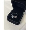 Image 4 : NEW PLATINUM PLATED 2.0CT SIMULATED DIAMOND (CZ) MANS RING, RESIZEABLE