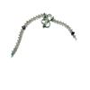 Image 2 : STERLING SILVER NATURAL ROSE QUARTZ, RUBY AND BLACK TOURMALINE BEAD NECKLACE, RETAIL $400.00.