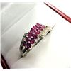 Image 2 : STERLING SILVER NATURAL ENHANCED RUBY (0.36CT) RING, SIZE 7, W/A $500.00.