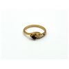 Image 3 : NATURAL BLUE SAPPHIRE (0.17CT) WITH CZ (0.20CT) RING, SIZE 6.25, W/A $315.00.