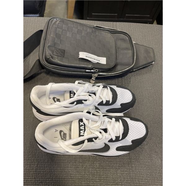NIKE AIR MAX SIZE 9.5 AND LV SHOULDER BAG