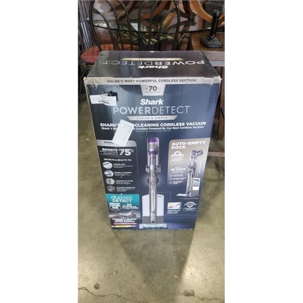 SHARK POWER DETECT CLEAN & EMPTY CORDLESS STICK VACUUM - TESTED WORKING, RETAIL $749