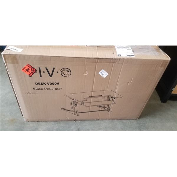 VIVO BLACK  DESK RISER
