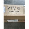 Image 2 : VIVO SIT TO STAND SINGLE MONITOR DESK MOUNT WORKSTATION