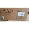 Image 1 : VIVO BLACK ADJUSTABLE PC CART WITH STORAGE