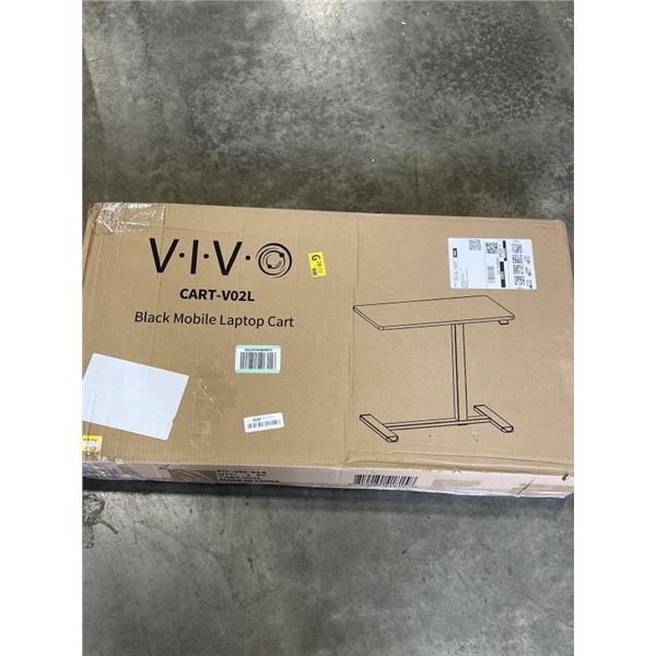 VIVO BLACK LAPTOP CART