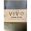 Image 2 : VIVO DARK WALNUT EASEL STUDIO TV STAND