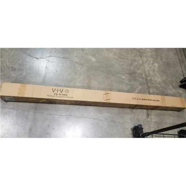 VIVO 80 INCH MANUAL PROJECTOR SCREEN