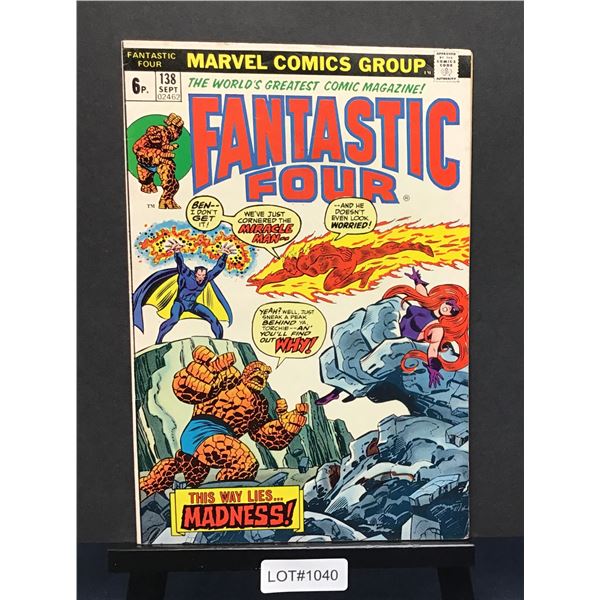 Fantastic Four #138 (1973) UK price variant