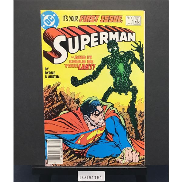 Superman #1 (1987) KEY ISSUE (Newsstand)