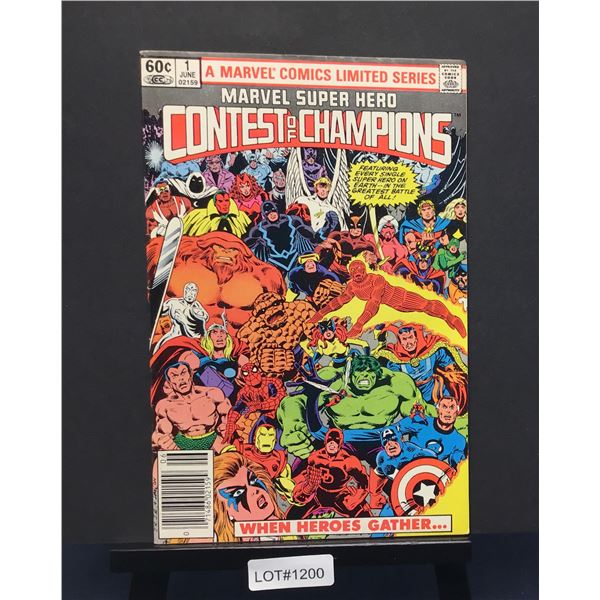 Contest of Champions #1 (1982) Newsstand
